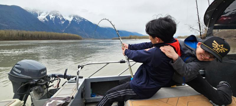 Winter Sturgeon Fishing Charter with Yves Bisson